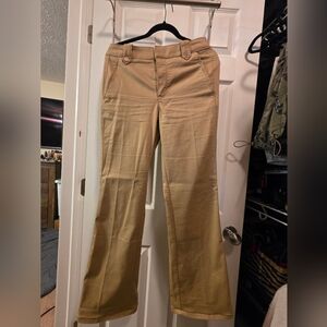 White House Black Market Tan Boot Cut Pants